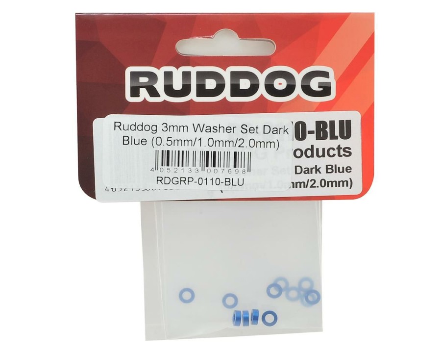 Parts * | Ruddog 3Mm Washer Set (Dark Blue) (0.5Mm/1.0Mm/2.0Mm)