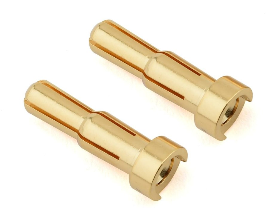 Electronics * | Ruddog 4/5Mm Dual Gold Male Bullet Plug (2)