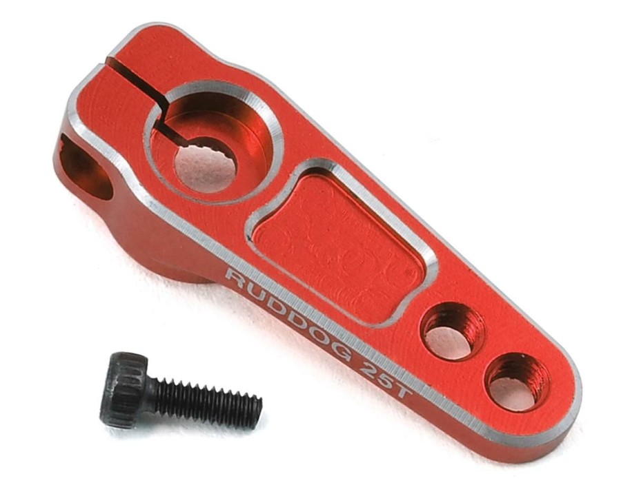 Parts * | Ruddog Aluminum Servo Horn (Red) (25T-Protek/Ruddog/Savox)