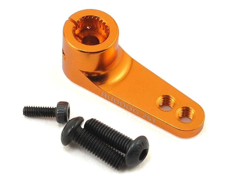 Parts * | Ruddog Aluminum Offset Servo Horn (Orange) (25T-Protek/Ruddog/Savox)