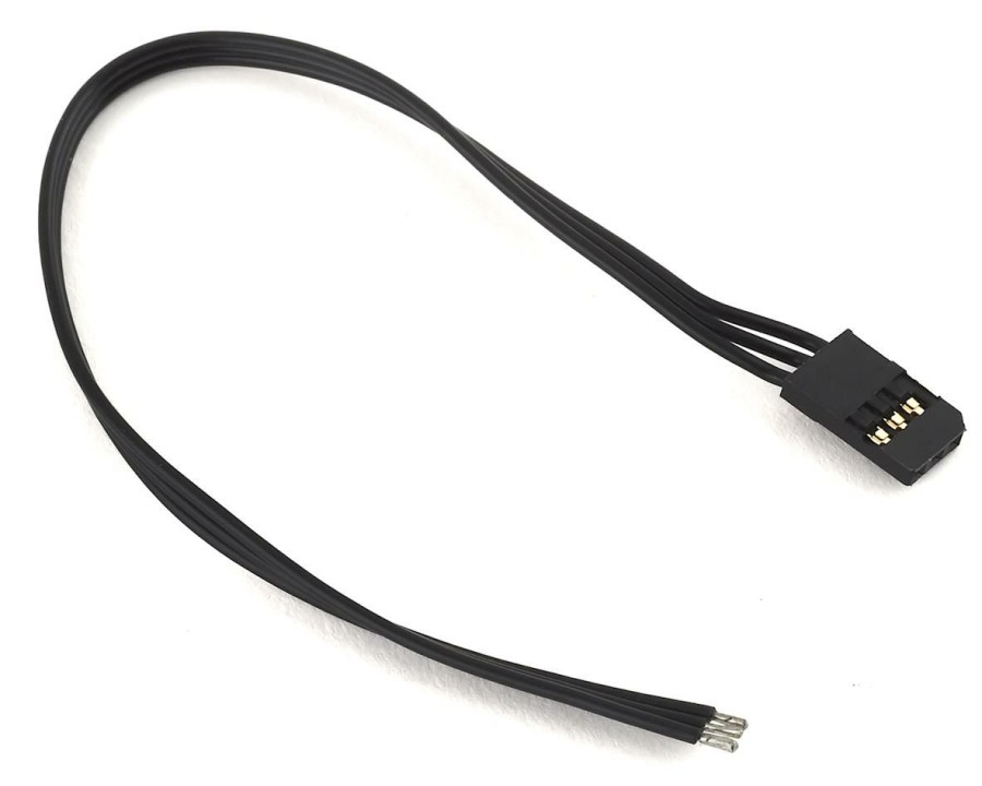 Electronics * | Ruddog 180Mm Receiver Wire Pig Tail W/Fut Plug (Black)