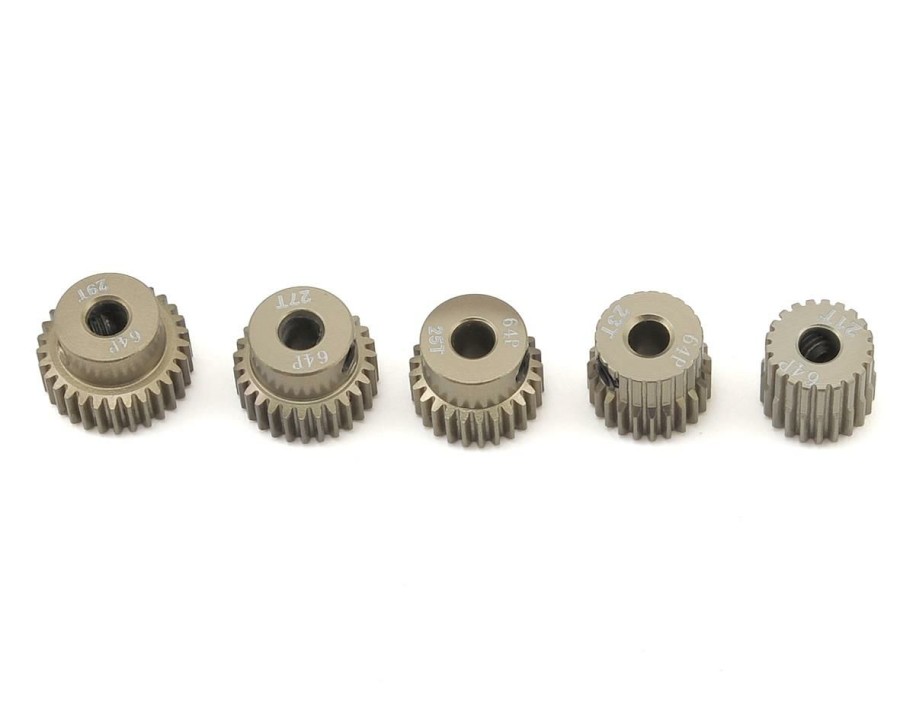 Parts * | Ruddog 5-Pack 64P Aluminum Pinion Gear Odd Pack (21,23,25,27,29T)