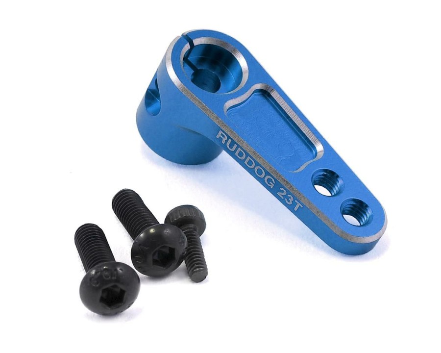 Parts * | Ruddog Aluminum Offset Servo Horn (Blue) (23T Jr/Airtronics/Ko)