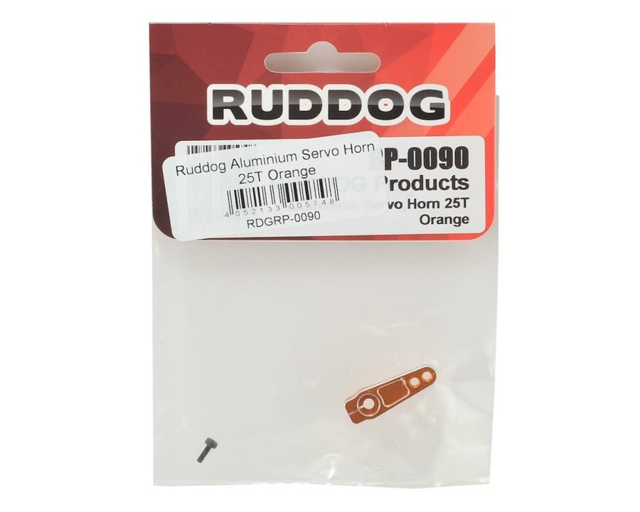 Parts * | Ruddog Aluminum Servo Horn (Orange) (25T-Protek/Ruddog/Savox)