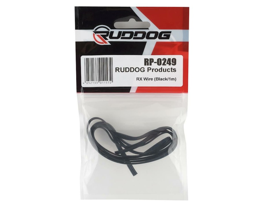 Electronics * | Ruddog Receiver Servo Wire (Black) (1 Meter)