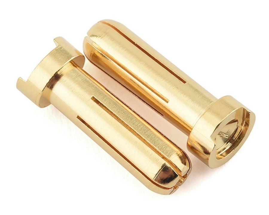 Electronics * | Ruddog 5Mm Gold Male Bullet Plug (2)