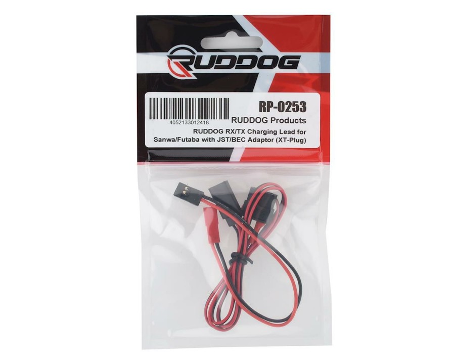 Charging * | Ruddog Receiver/Transmitter Charge Lead W/Xt60 & Jr To Female Jst Adapter (Sanwa/Futaba)