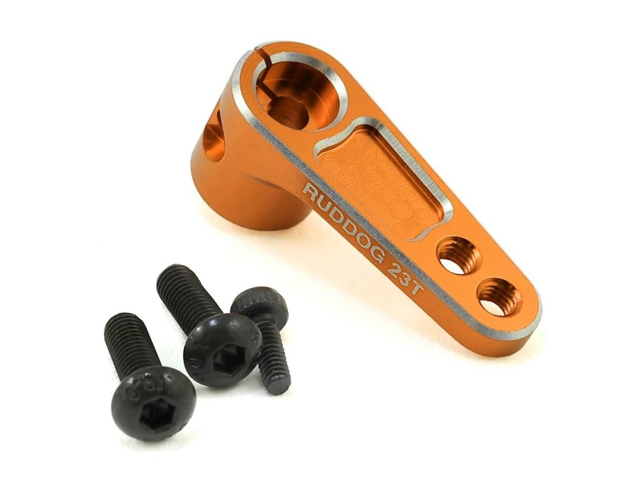 Parts * | Ruddog Aluminum Offset Servo Horn (Orange) (23T Jr/Airtronics/Ko)