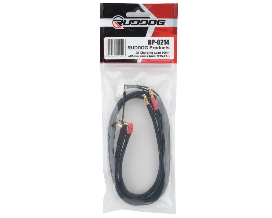 Charging * | Ruddog 2S Charging Lead W/4/5Mm Stepped Bullets (60Cm) (7 Pin-Pq)