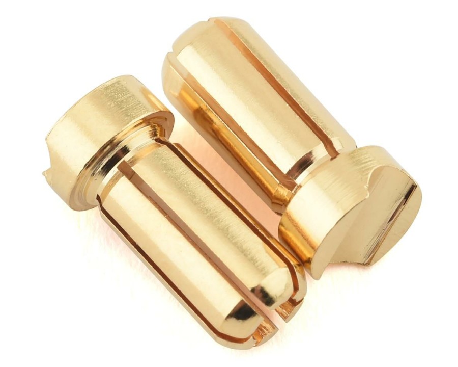 Electronics * | Ruddog 5Mm Short Gold Male Bullet Plug (2) (10Mm Long)