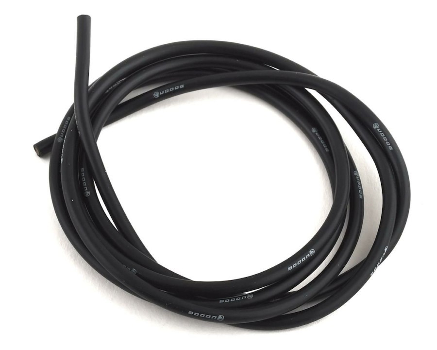 Electronics * | Ruddog 16Awg Silicone Wire (Black) (1 Meter)