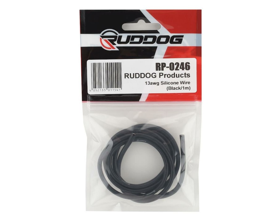 Electronics * | Ruddog 13Awg Silicone Wire (Black) (1 Meter)