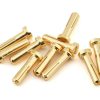 Electronics * | Ruddog 4Mm Gold Male Bullet Plug (10) (18Mm Long)