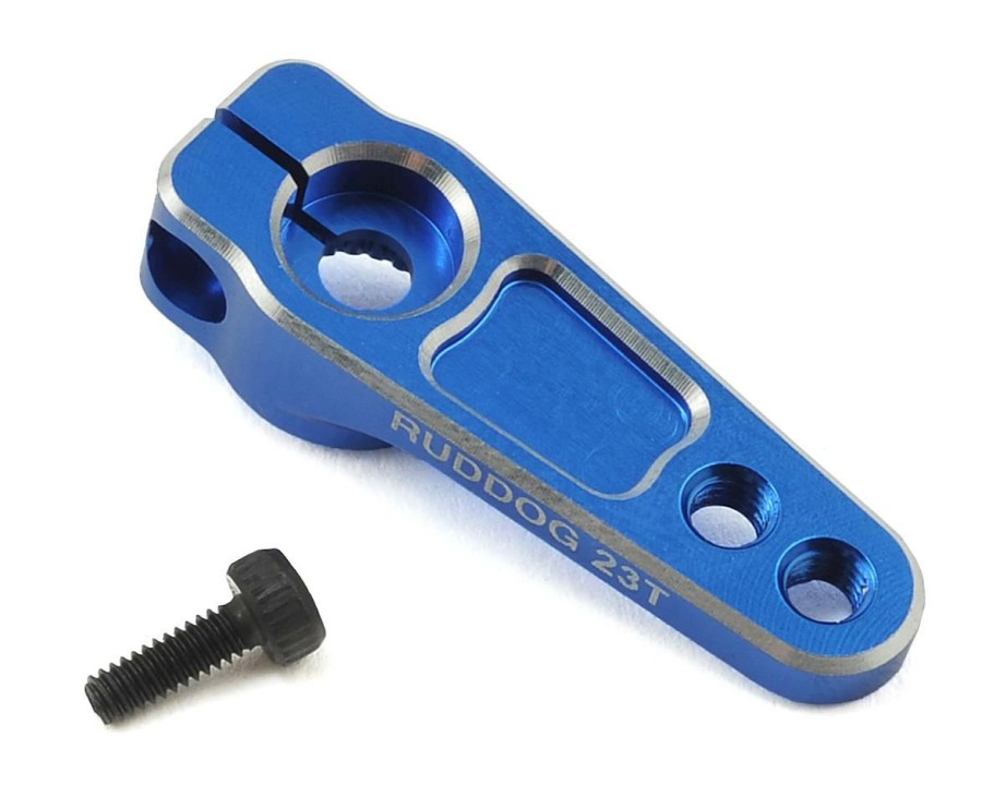 Parts * | Ruddog Aluminum Servo Horn (Blue) (23T Jr/Airtronics/Ko)