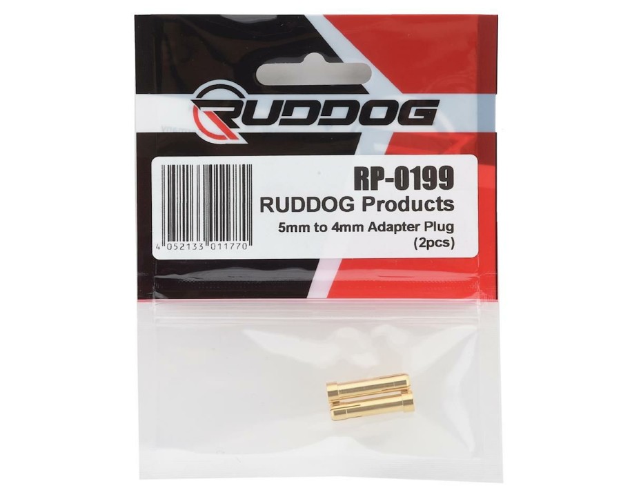 Electronics * | Ruddog 5Mm To 4Mm Adapter Bullet Plug (2)