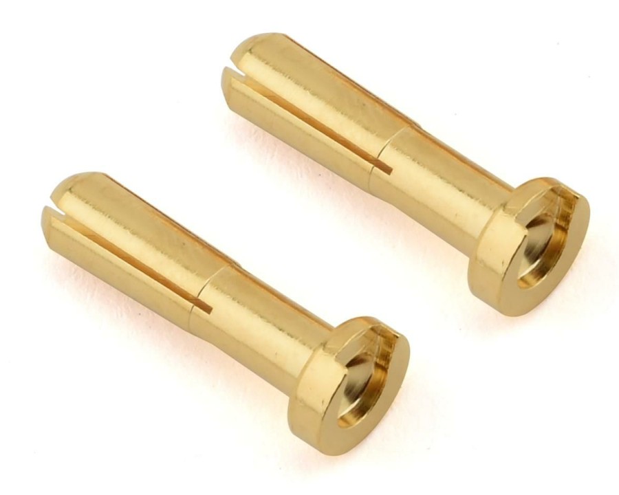 Electronics * | Ruddog 4Mm Gold Male Bullet Plug (2) (10Mm Long)