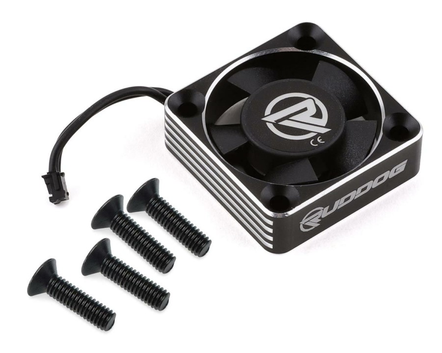 Parts * | Ruddog 30Mm Aluminum High Speed Esc Cooling Fan (Black)